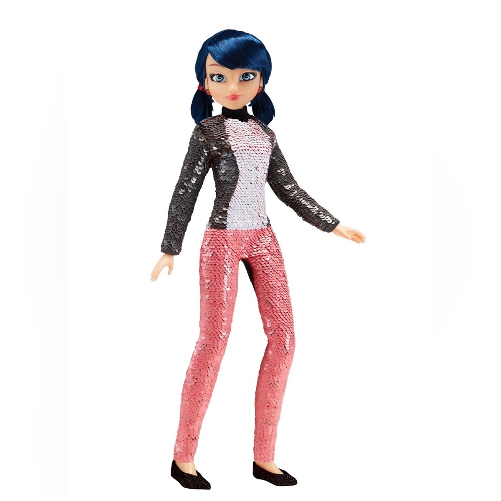 Miraculous Fashion Flip Ladybug Doll Playset, 2 Pieces, Assembled 12 inch